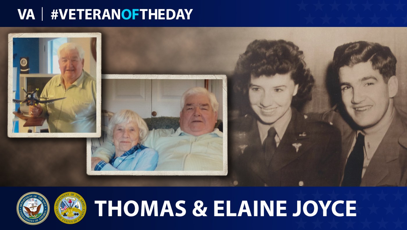 #VeteranOfTheDay Thomas and Elaine Joyce