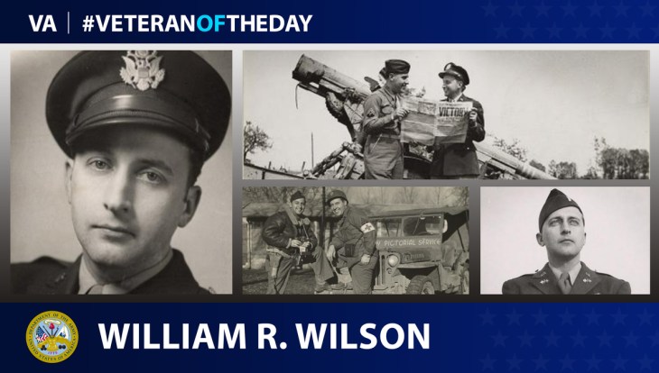 Army Veteran William Wilson is today’s Veteran of the Day.