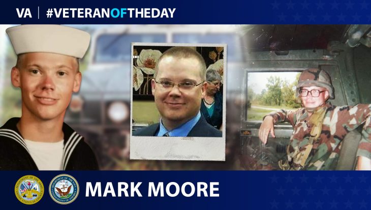 Navy and Army Veteran Mark Moore is today’s Veteran of the Day.