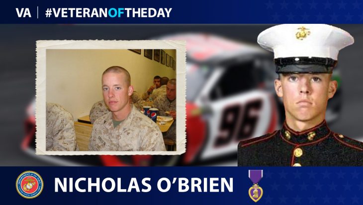 Marine Veteran Nicholas O’Brien is today’s Veteran of the Day.
