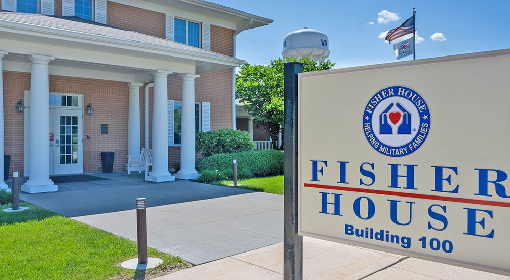 Front entrance to Fisher House