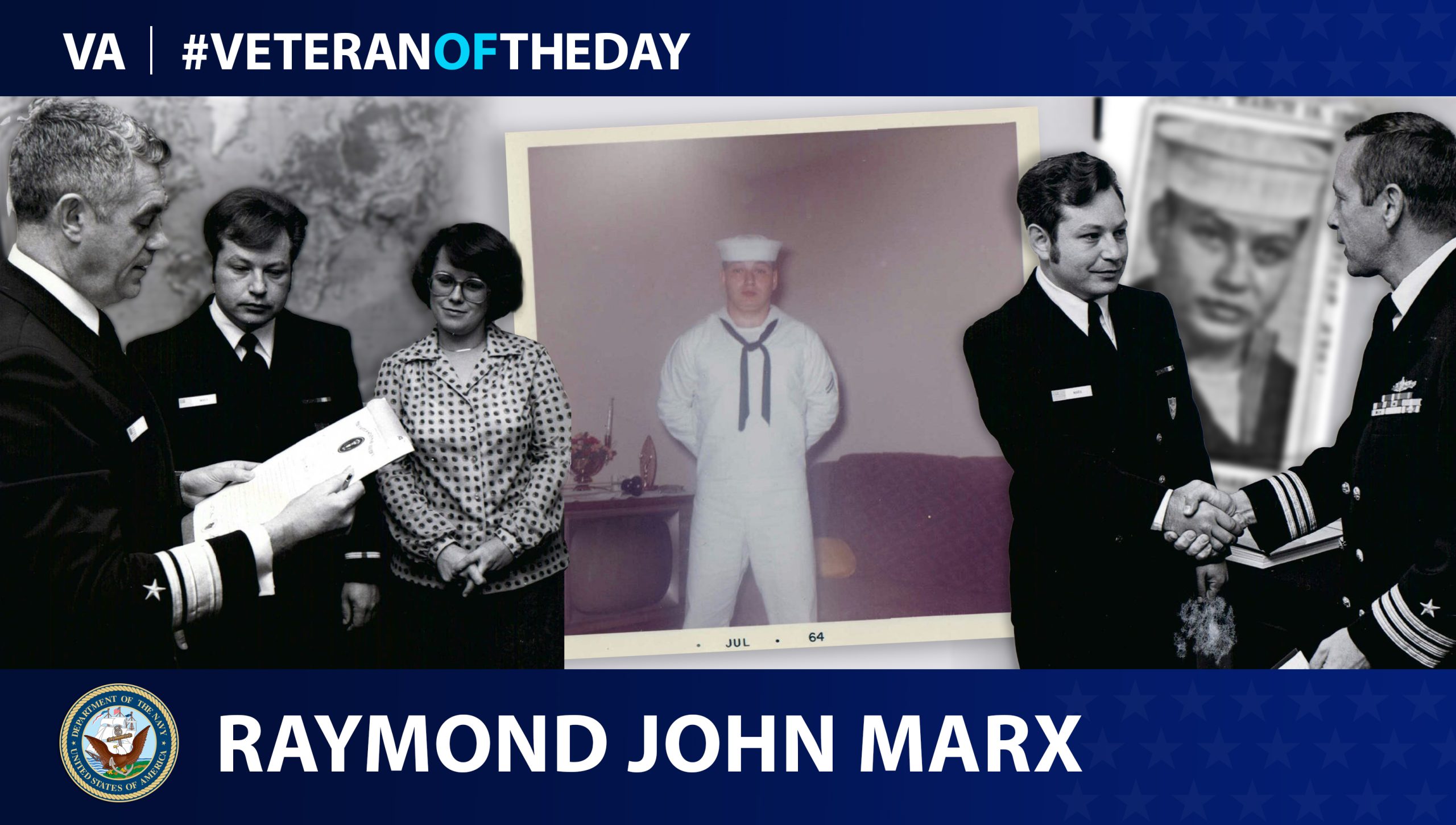Navy Veteran Raymond John Marx is today’s Veteran of the Day.