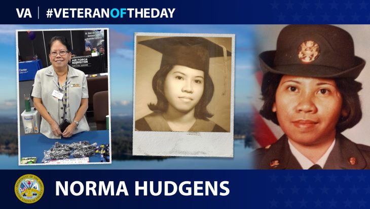 Army Veteran Norma Hudgens is today’s Veteran of the Day.
