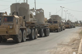 military convoy