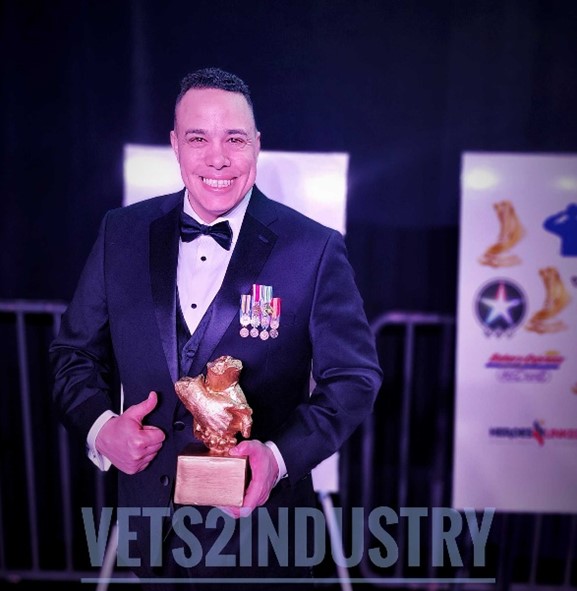 Air Force Veteran Brian Arrington founded VETS2INDUSTRY in 2019.