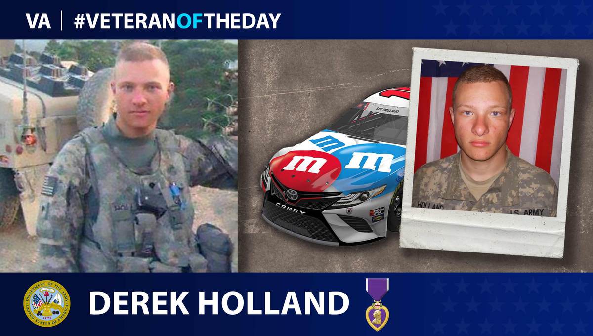 Army Veteran Derek Holland is today’s Veteran of the Day.