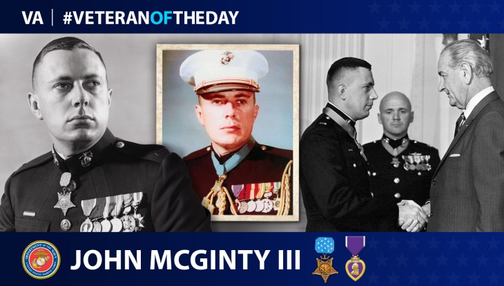 Marine Corps Veteran John McGinty is today’s Veteran of the Day.