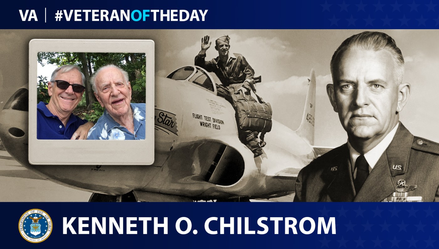 Army Air Corps and Air Force Veteran Kenneth Chilstrom is today’s Veteran of the Day
