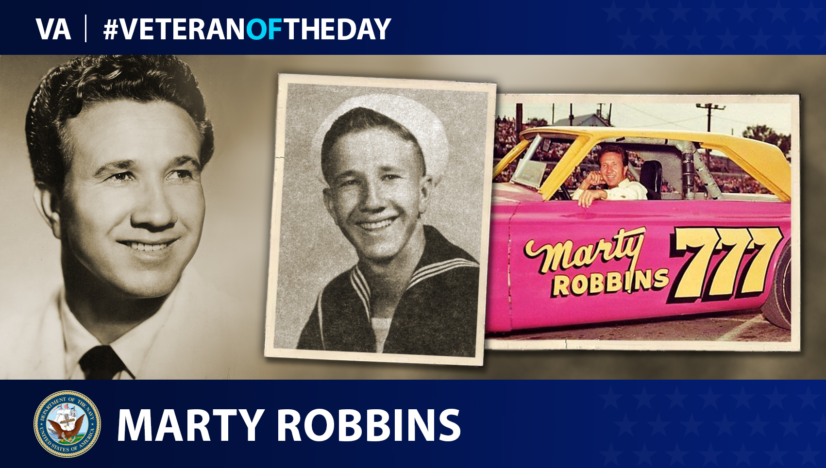 U.S. Navy Veteran Marty Robbins is today’s Veteran of the Day.