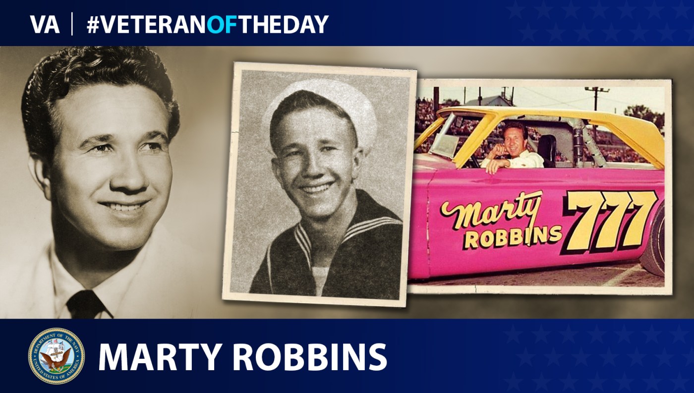 #VeteranOfTheDay U.S. Navy Veteran Marty Robbins