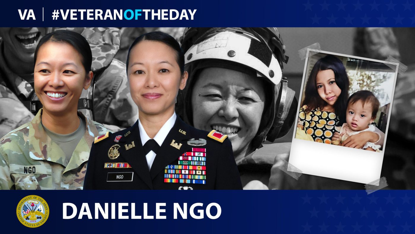 Army Veteran Danielle Ngo is today’s Veteran of the Day.