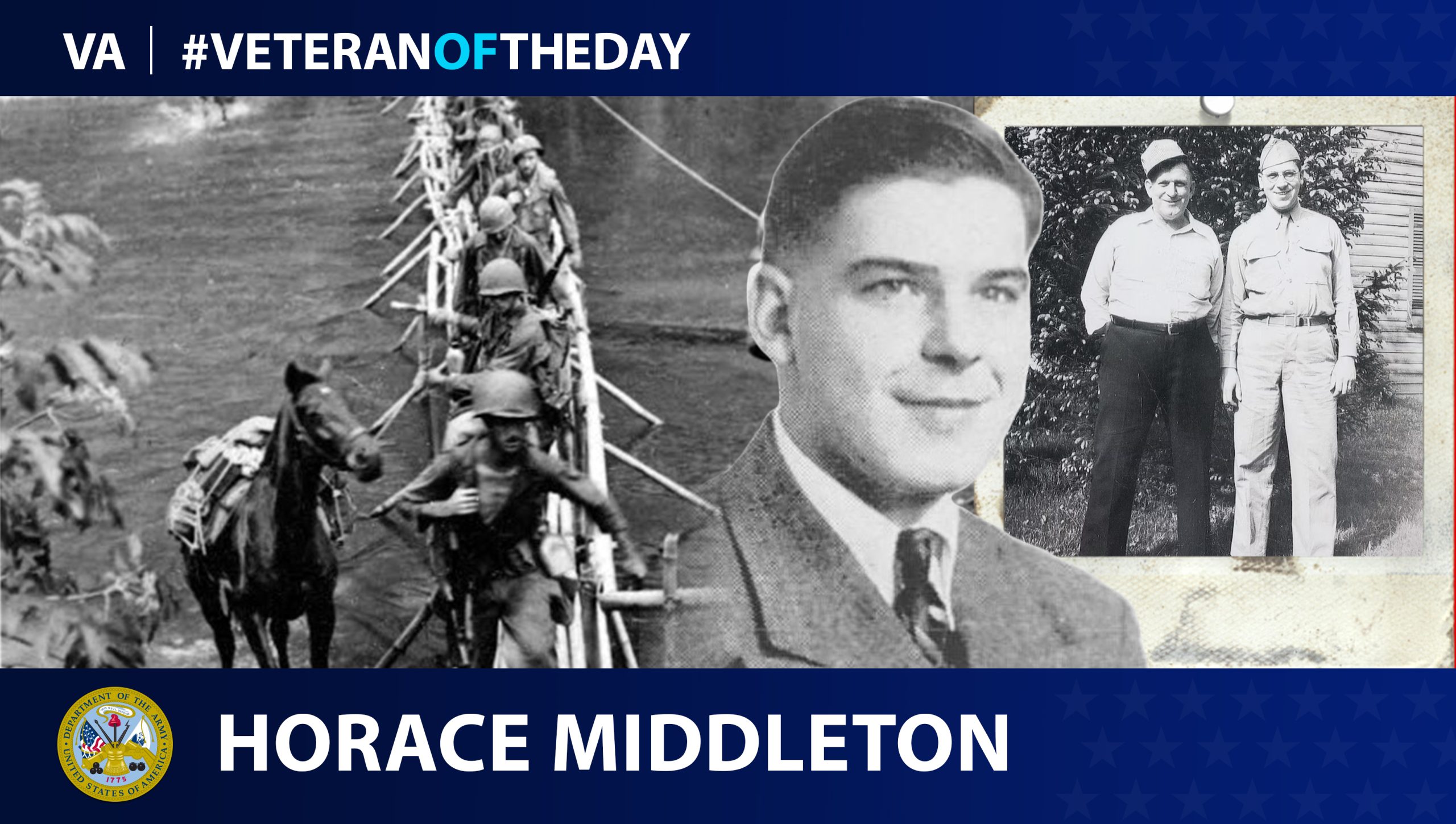 Army Veteran and Merrill’s Marauder Horace Middleton is today’s Veteran of the Day.