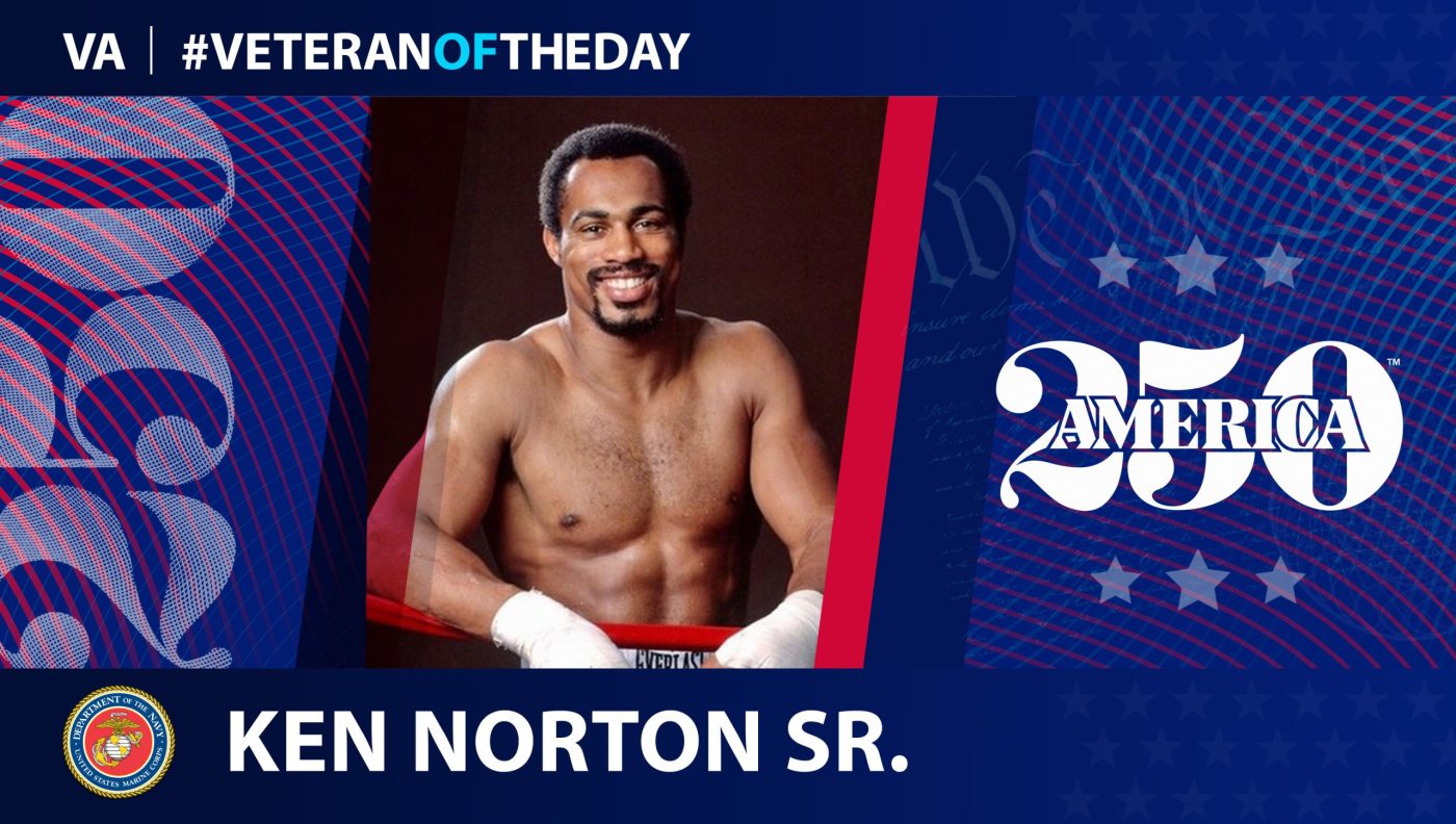 Marine Veteran Ken Norton is today’s Veteran of the Day.