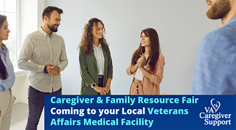 Group of people at one of the Caregiver Fairs