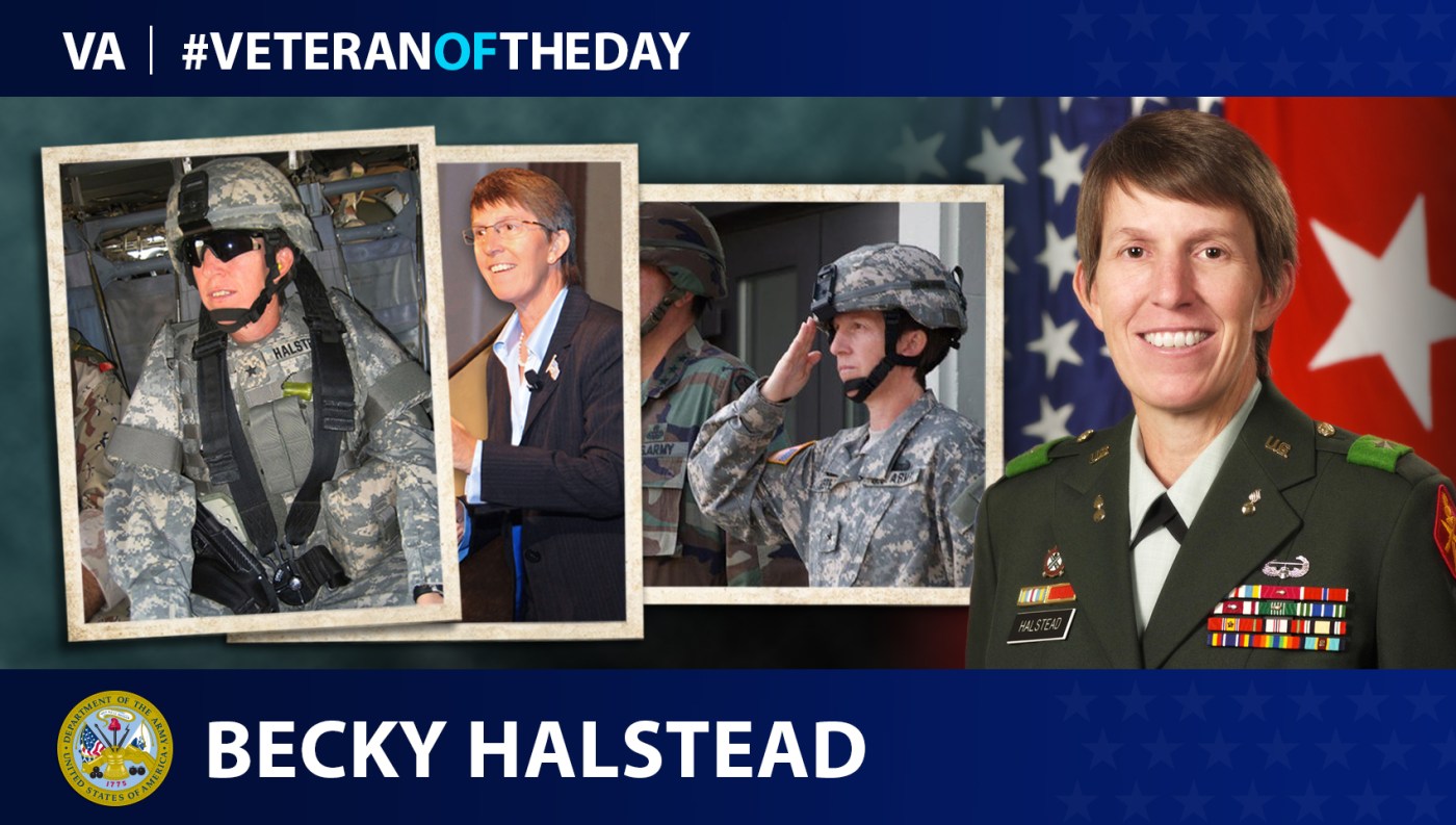 Army Veteran Becky Halstead is today’s Veteran of the Day.