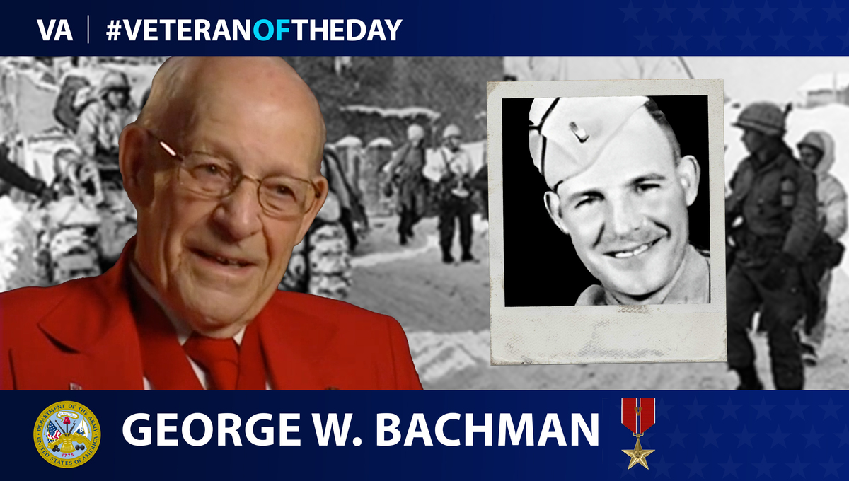 Army Veteran George Bachman is today’s Veteran of the Day.