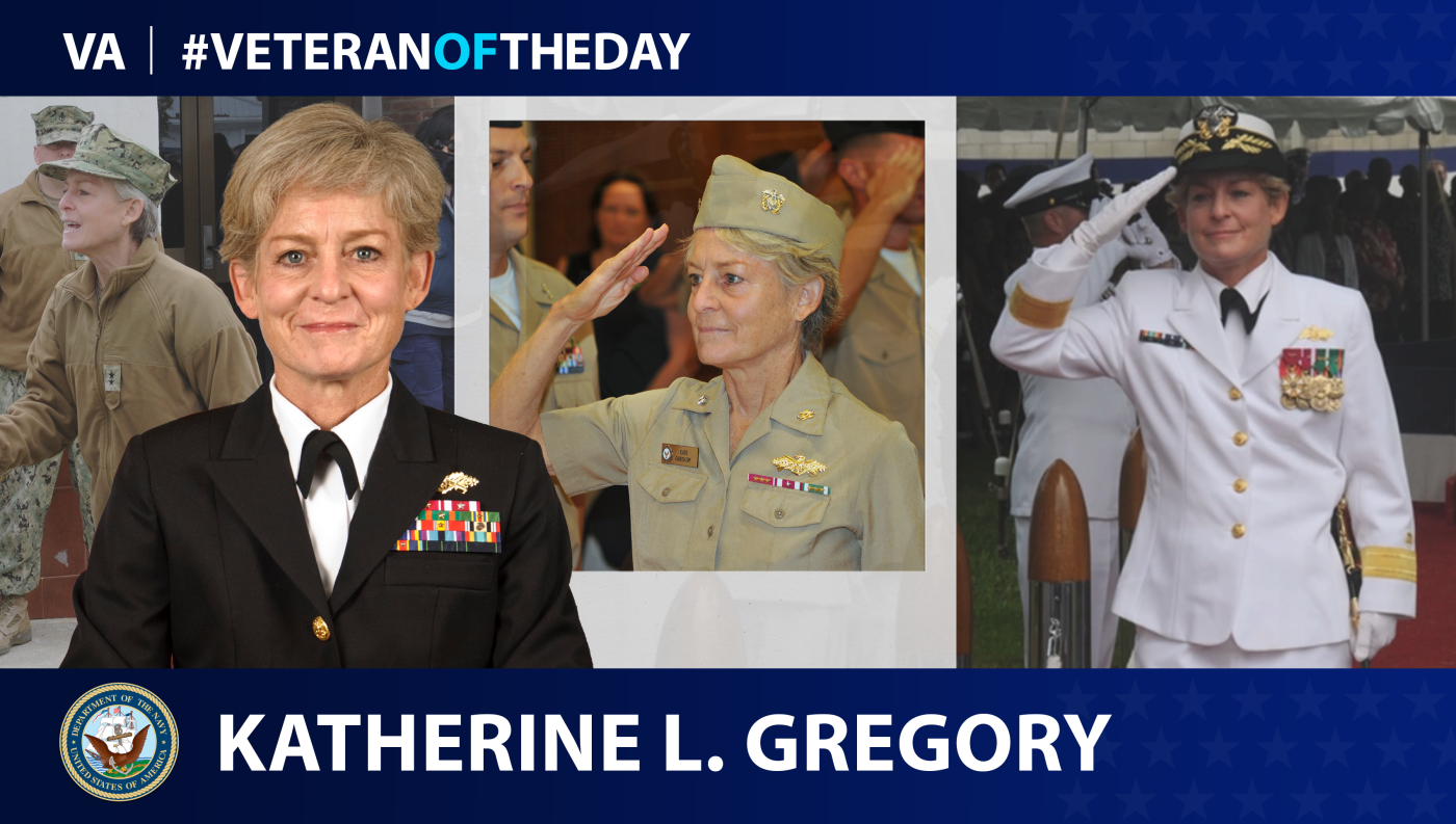 Navy Veteran Katherine Gregory is today’s Veteran of the Day.