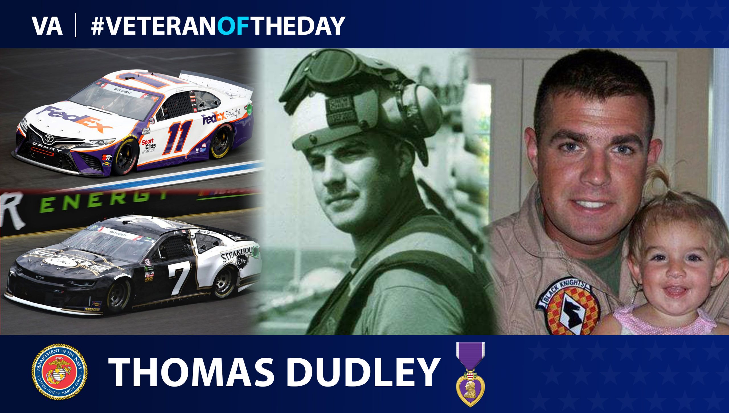 Marine Corps Veteran Thomas Dudley is today’s Veteran of the Day.