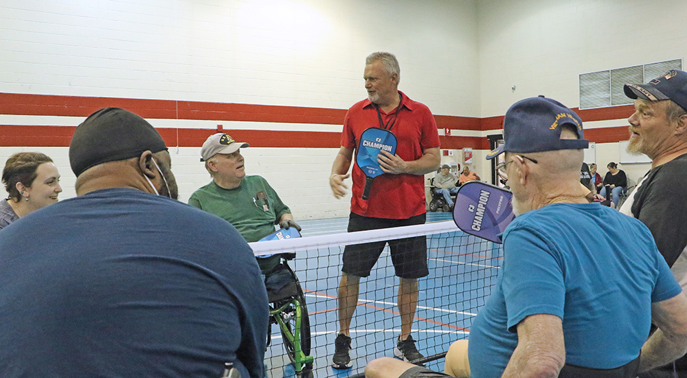 Martinsburg VA partners with PVA to offer pickleball camp