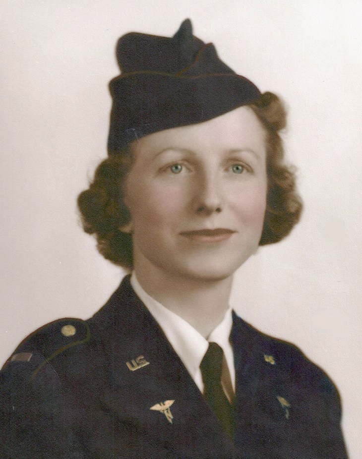 Army nurse during WWII