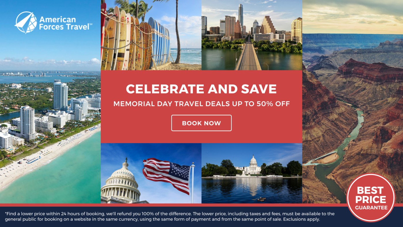 Find Military Appreciation Month travel discounts for Veterans
