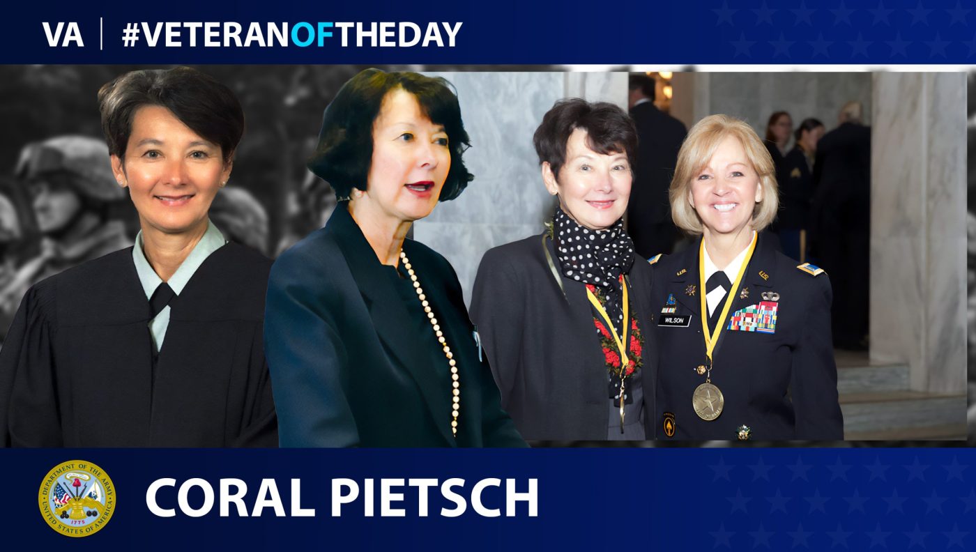 Army Veteran Coral Wong Pietsch is today’s Veteran of the Day.
