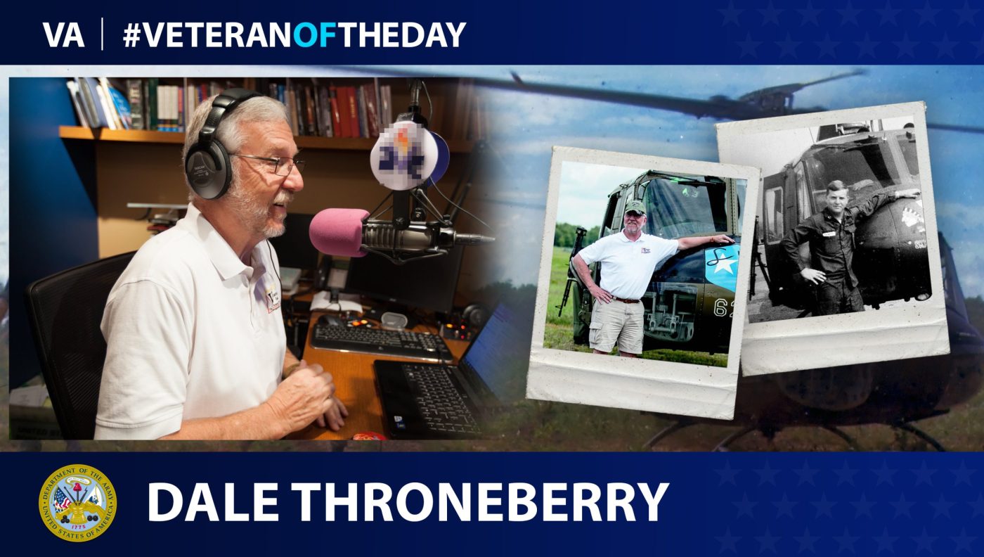 Veteran Dale Throneberry is today’s Veteran of the Day.
