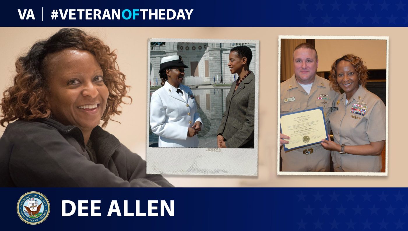 Navy Veteran Dee Allen is today’s Veteran of the Day.