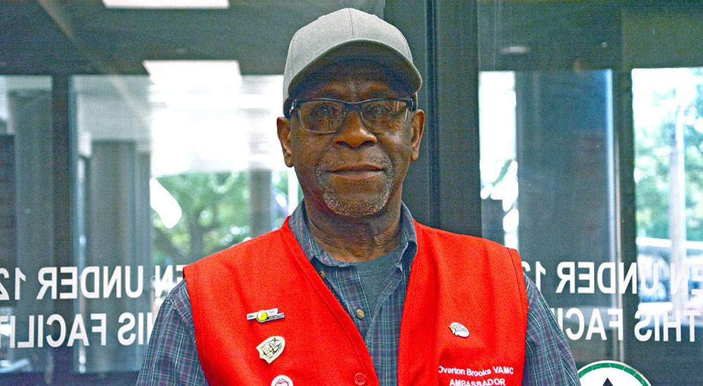 Shreveport Volunteer of the Year in red vest