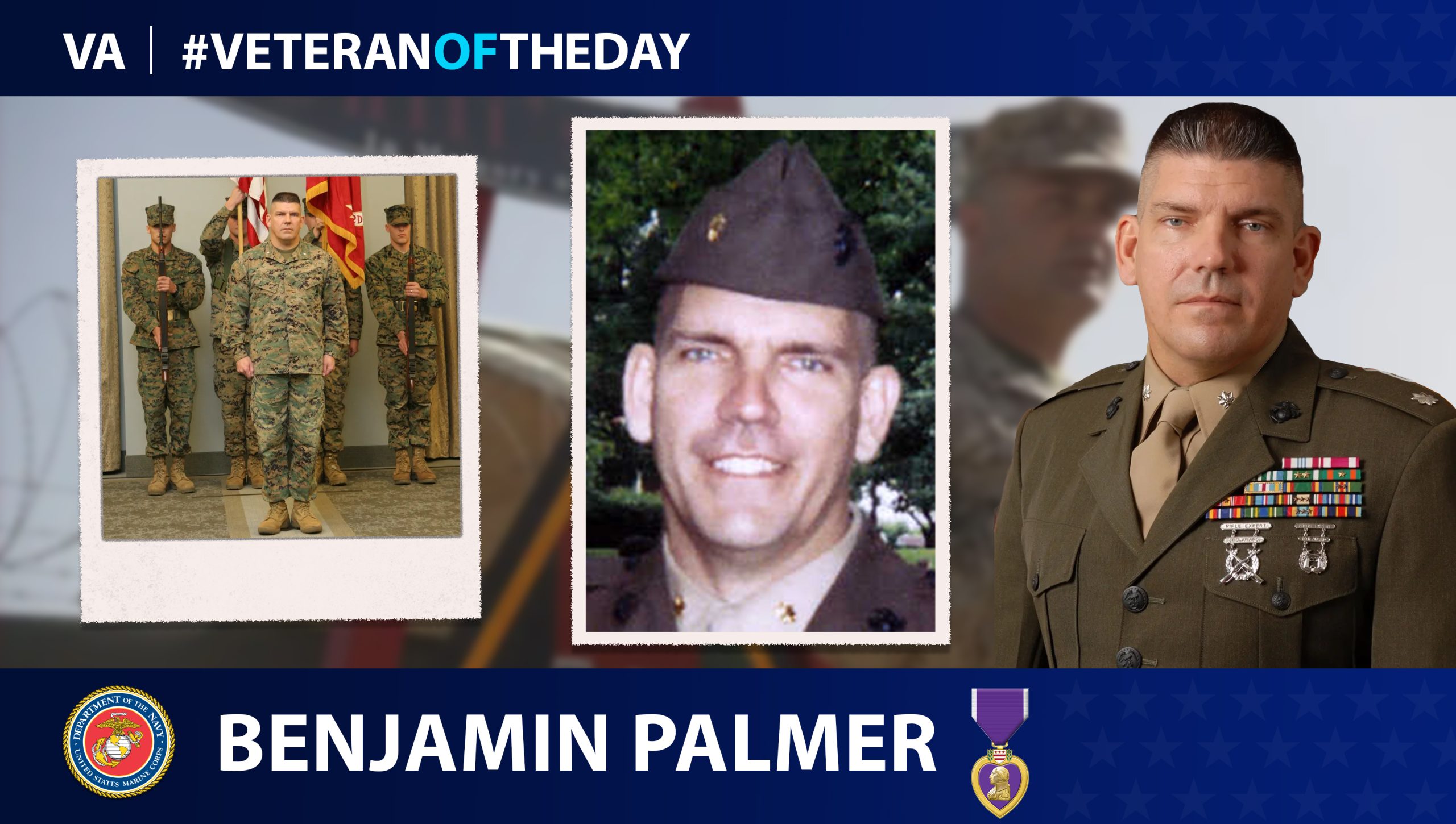 Marine Corps Veteran Benjamin Palmer is today’s Veteran of the Day.