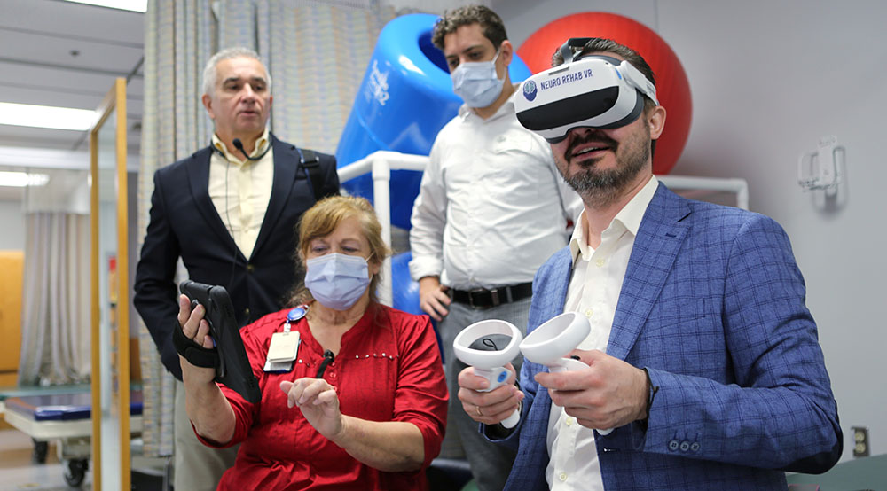 Ukrainian doctors experience virtual reality