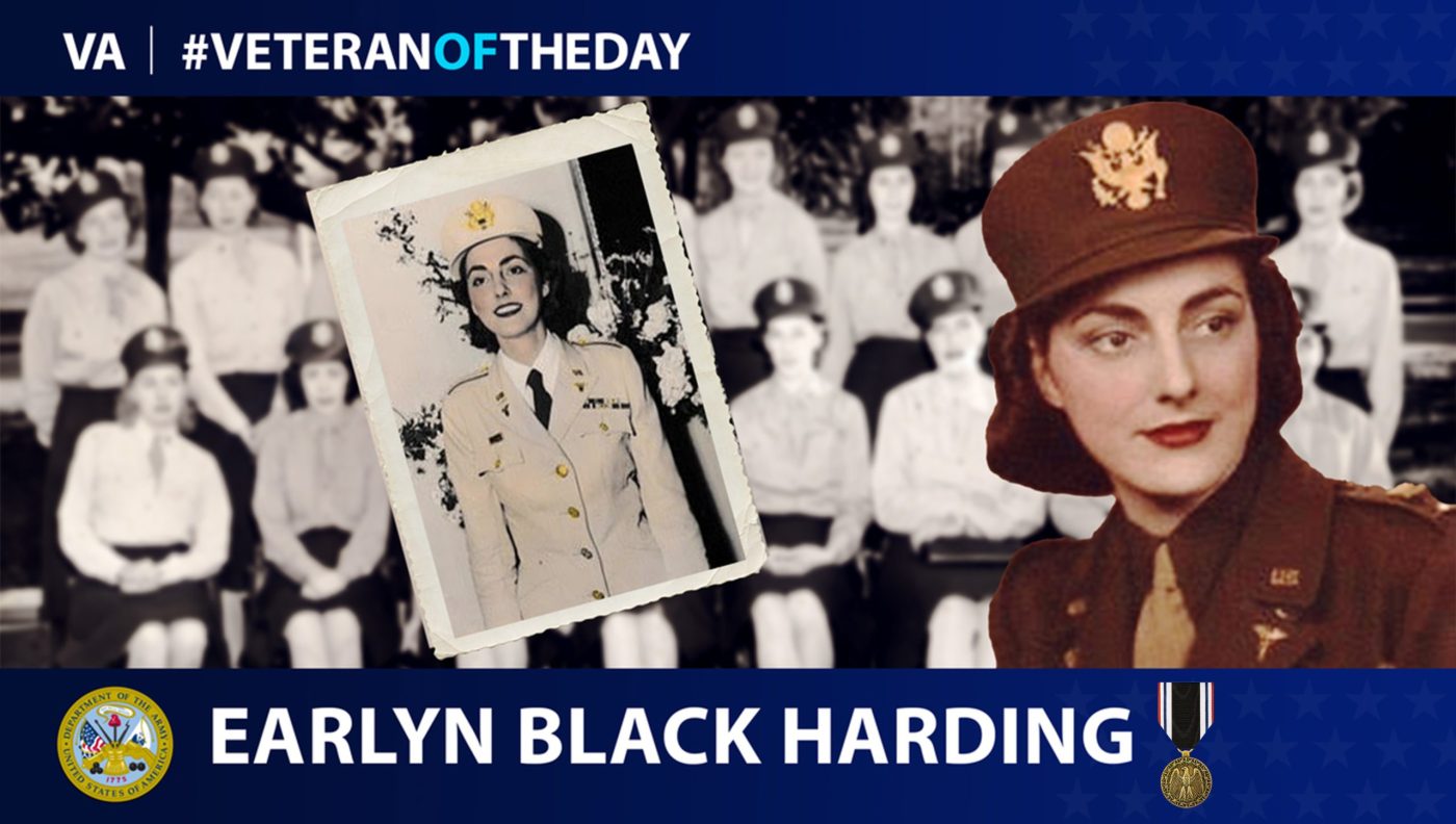 Army Veteran Earlyn Black Harding is today’s Veteran of the Day.