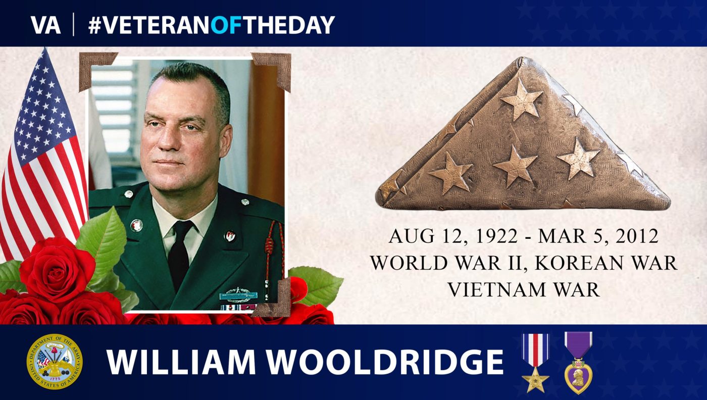 Army Veteran William Wooldridge is today’s Veteran of the Day.