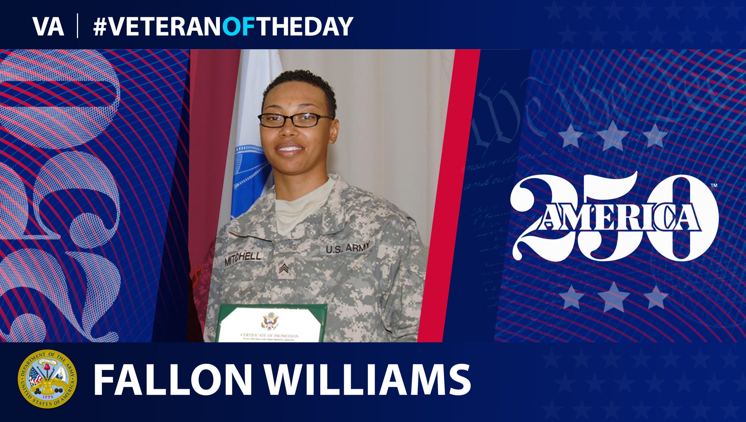 Veteran of the Day...Fallon Williams