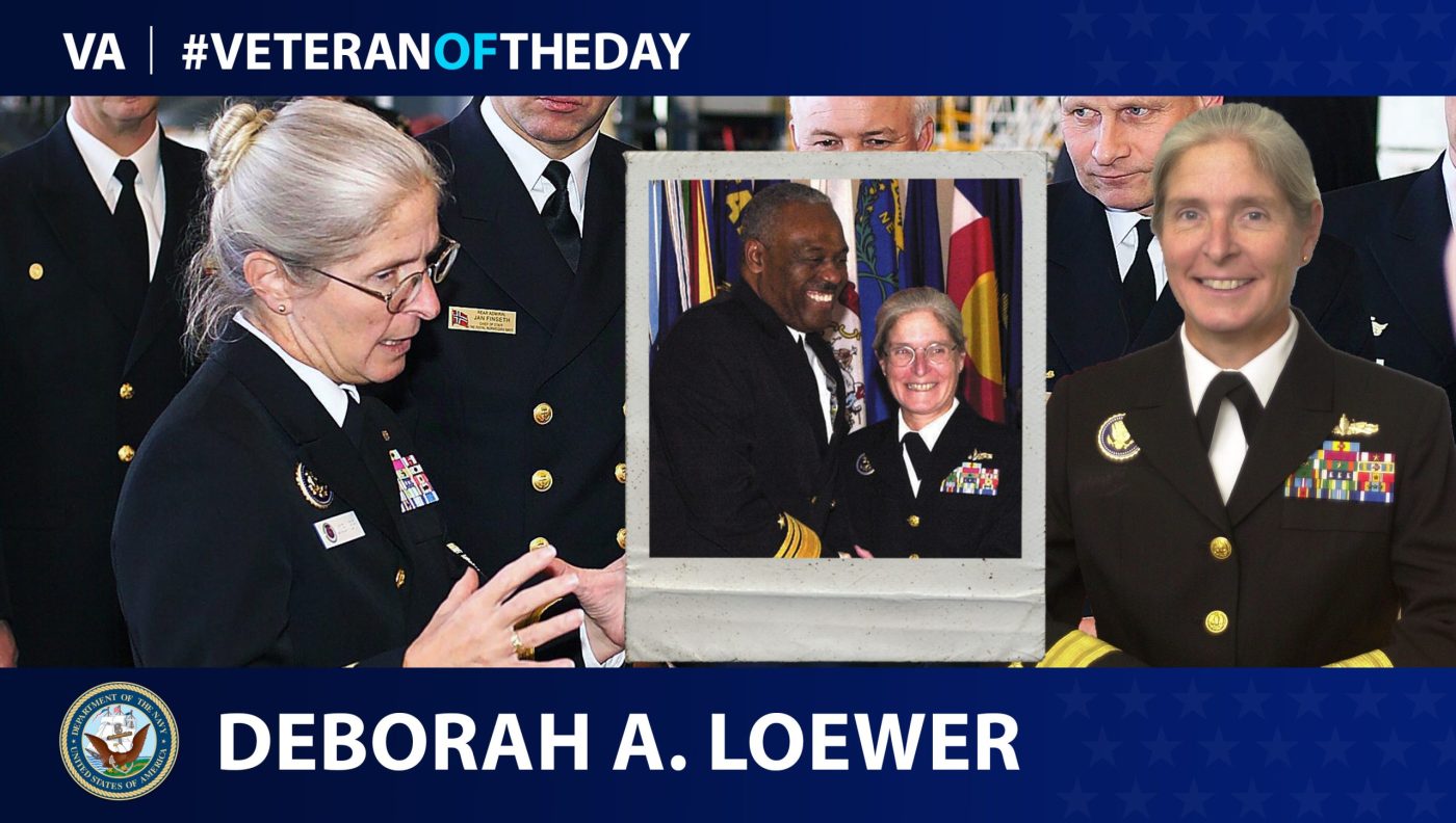 Navy Veteran Deborah Loewer is today’s Veteran of the Day.