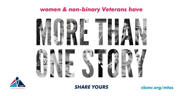 Community Building Art Works makes sure women, non-binary Veterans are heard through its VA-funded program "More Than One Story."