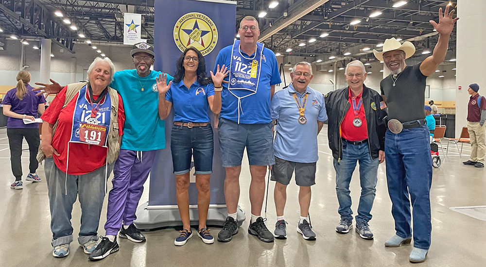 Recreational therapist leads Veterans to gold at Golden Age Games