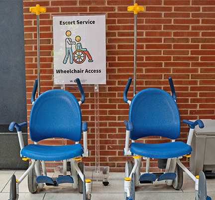 Two new wheelchairs