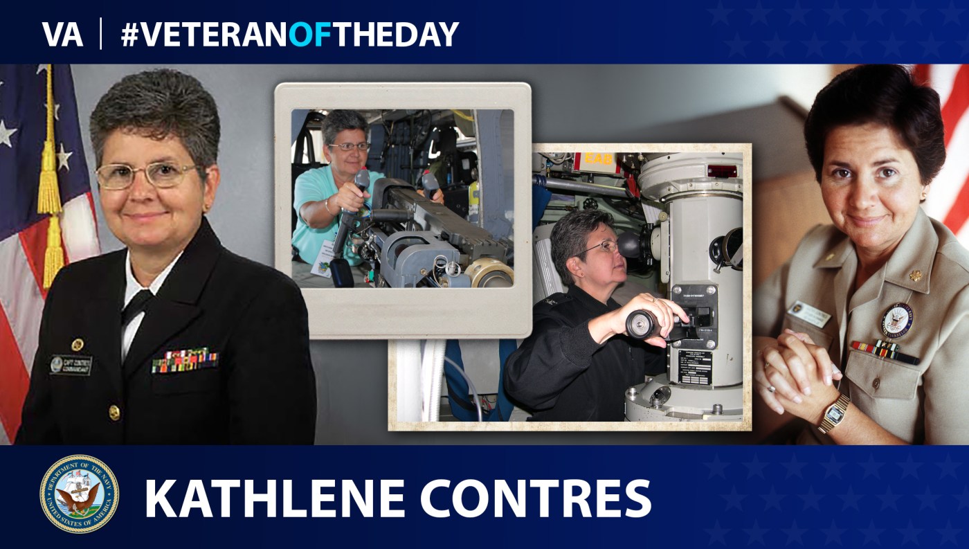 Navy Veteran Kathlene Contres is today’s Veteran of the Day.