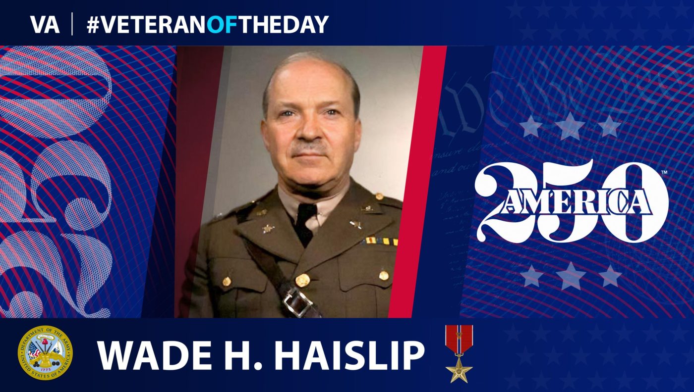 Today’s America250 and #VeteranOfTheDay is Army Veteran Wade Haislip, who served as a commander in World War II and later as vice chief of staff of the Army.