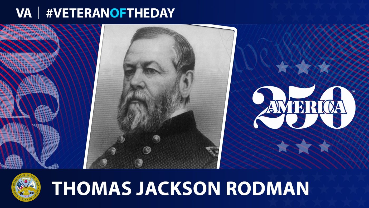 Today's America250 and #VeteranOfTheDay is Army Veteran Thomas Jackson Rodman, who served in the Civil War.