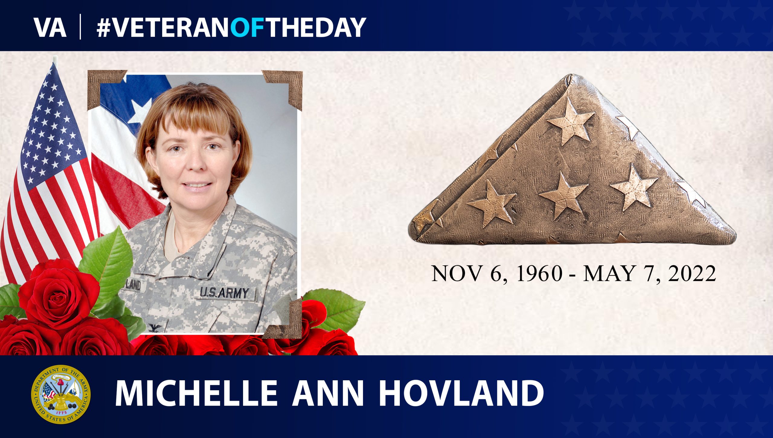 VeteranOfTheDay Army Veteran Michele Ann Hovland VA News