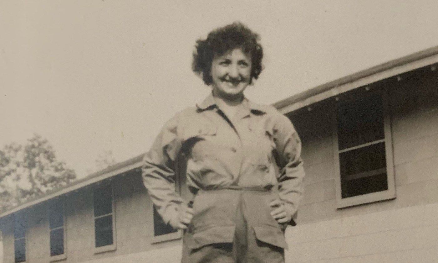 historic image of army nurse in uniform during world war II
