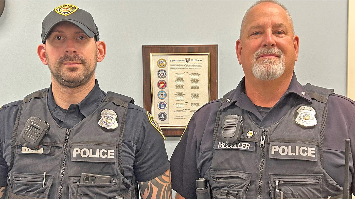 VA police wearing body cameras