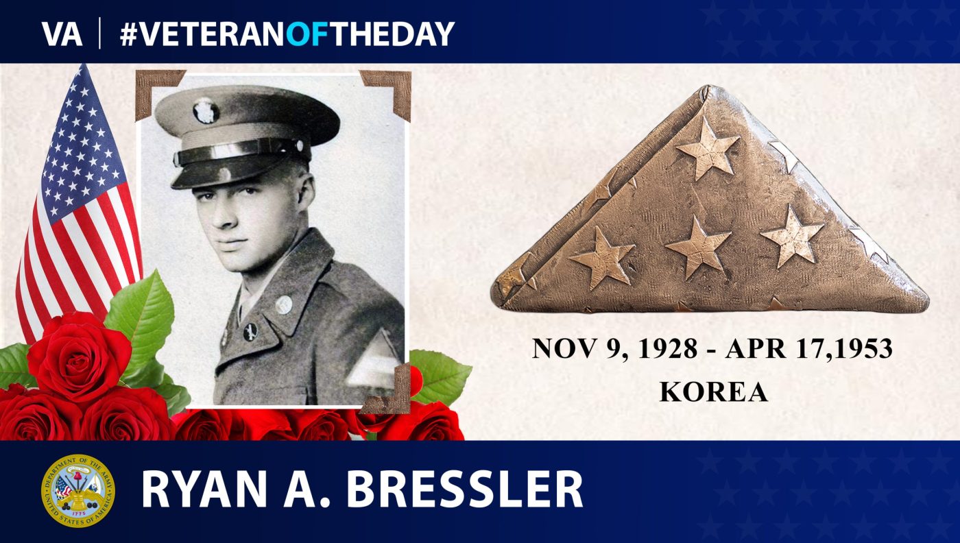 #VeteranOfTheDay Army Veteran Ryan A. Bressler