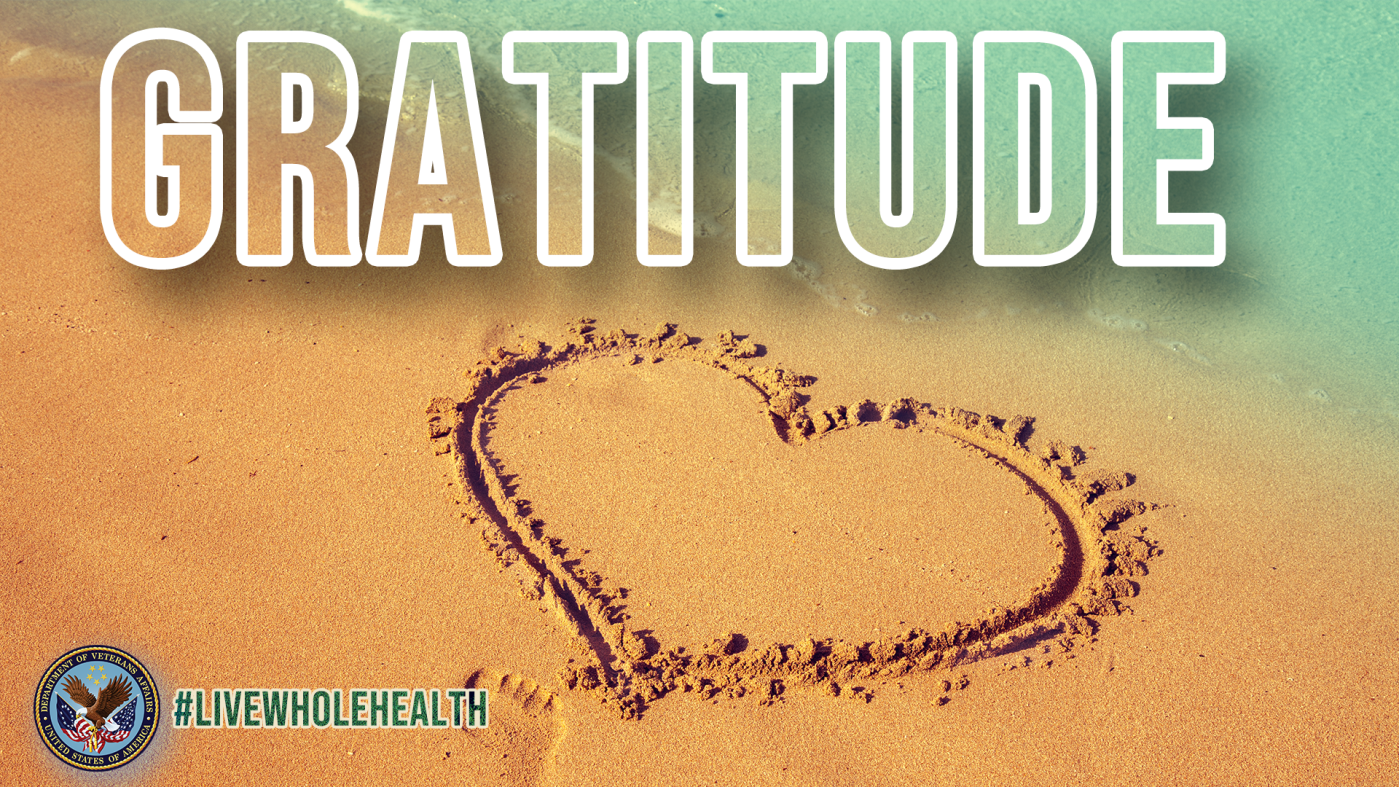 Practicing gratitude in your life has proven positive effects on health, relationships, sleep, grief and more. And it can be done in just one minute. Find out more in this simple #LiveWholeHealth practice.