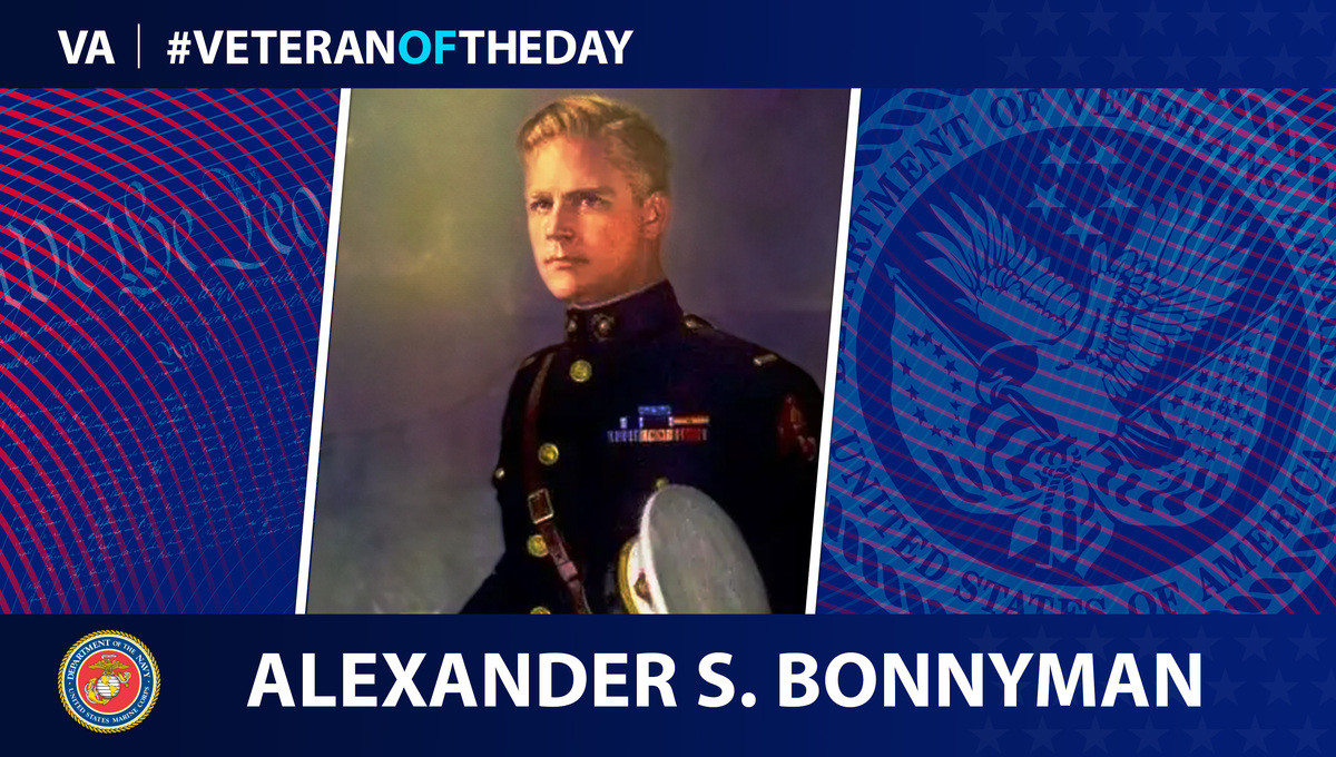 Today’s #VeteranOfTheDay is Marine Corps Veteran Alexander “Sandy” Bonnyman Jr., a WWII Medal of Honor recipient.