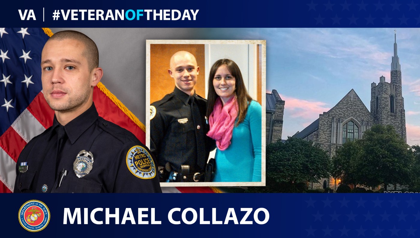 Today’s #VeteranOfTheDay is Marine Corps Veteran Michael Collazo, a current police officer who helped stop the Covenant School shooting.