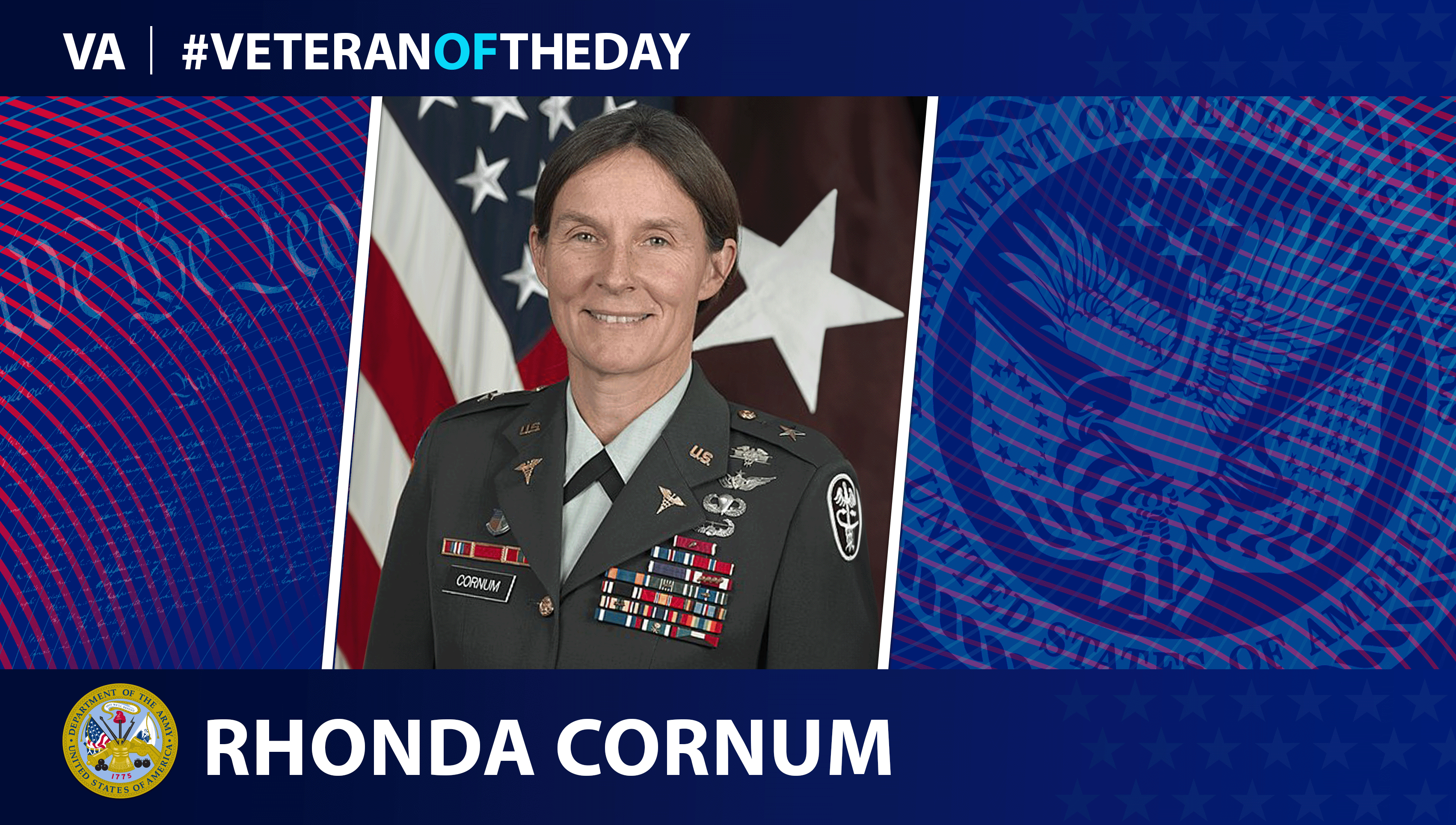 Veteran of the Day...Dr. Rhonda L. Cornum
