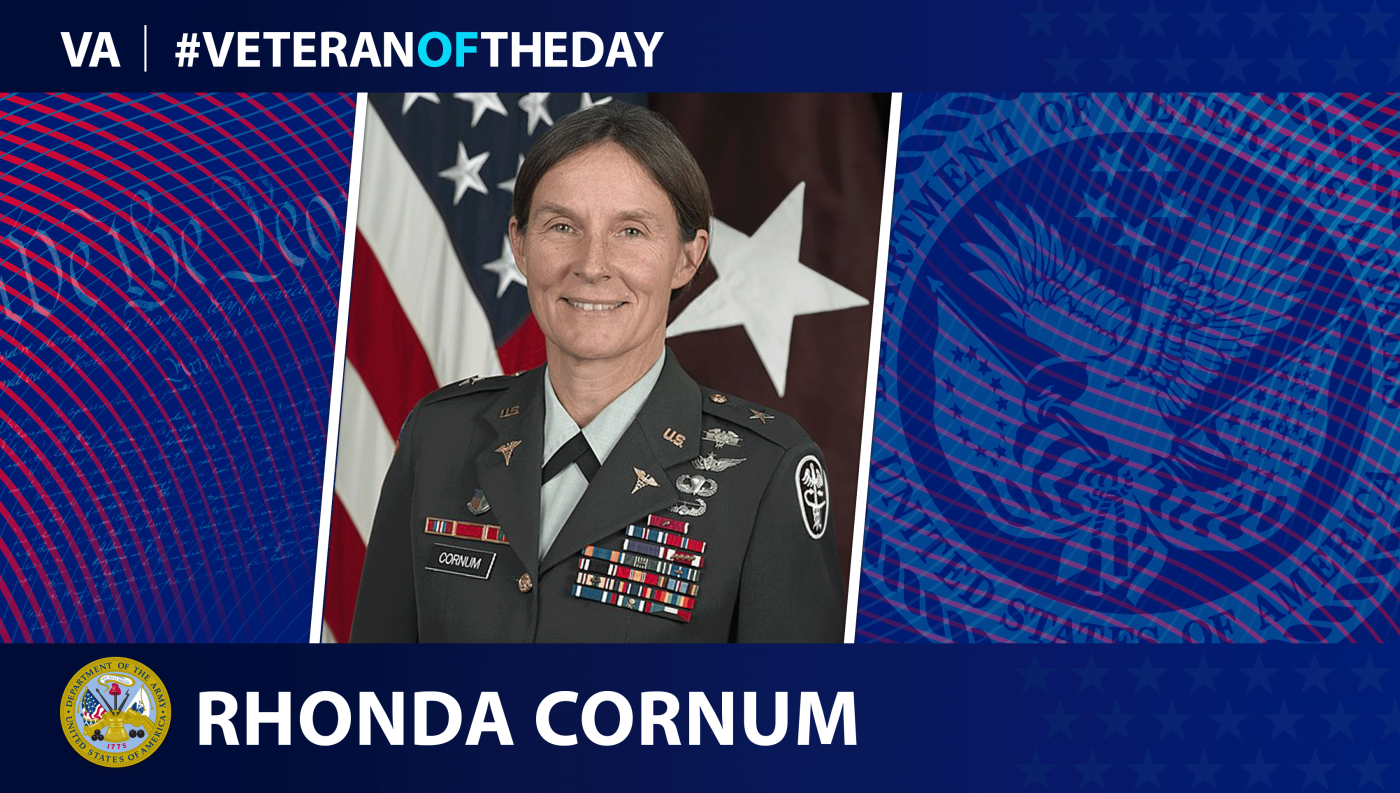 Today’s #VeteranOfTheDay is Army Veteran Dr. Rhonda L. Cornum, a distinguished flight surgeon and prisoner of war during Operation Desert Storm.